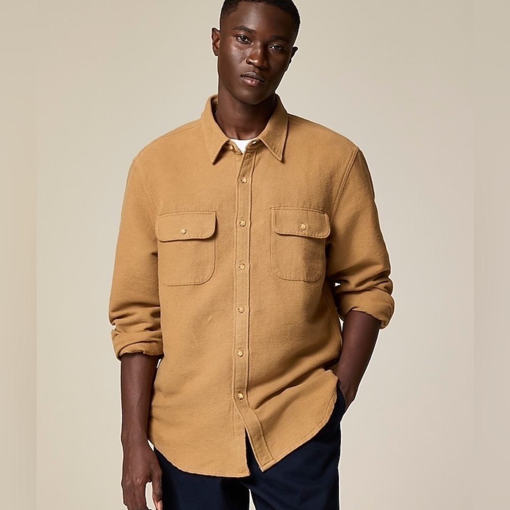 J. Crew Heavyweight chamois workshirt Men’s Size large
